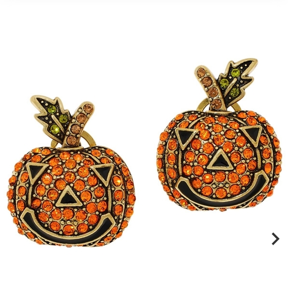 Heidi Daus Jewelry - Heidi Daus Smashin' Pumpkin Pavé Crystal Drop Earrings Brand new